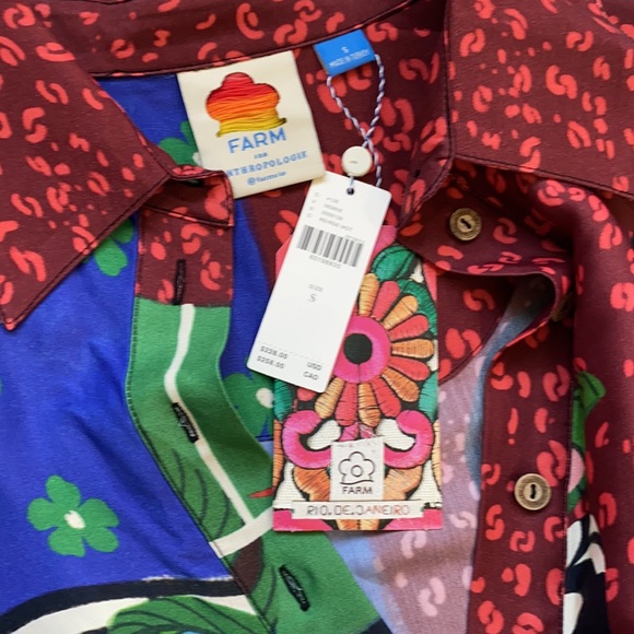 FARM RIO Shirt Dress size S - Picture 2 of 4